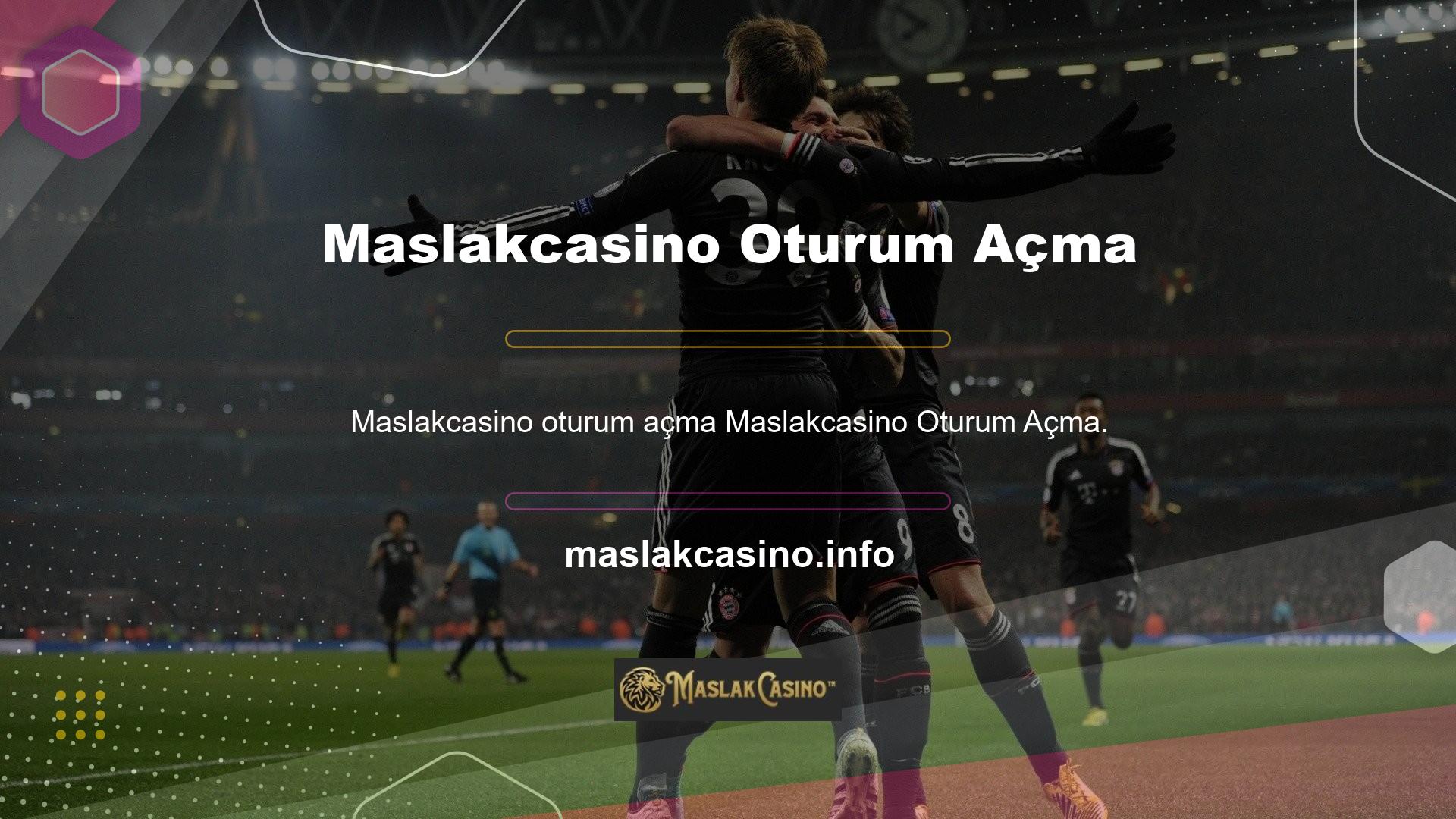 Maslakcasino giriş prosedürünüzü uygulamak ve siteye erişmek çok kolaydır
