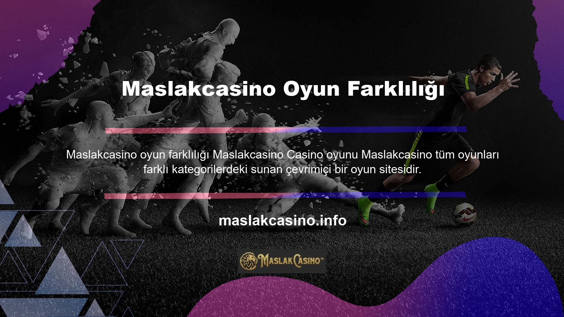Casino oyunlarını seviyorsanız oyunu ve bahse girmek istediğiniz miktarı seçebilirsiniz